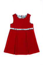 Load image into Gallery viewer, Blue &amp; Red Alpine Dress
