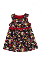 Load image into Gallery viewer, Raspberry &amp; Navy Flower Dress
