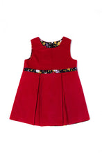 Load image into Gallery viewer, Raspberry &amp; Navy Flower Dress
