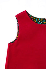 Load image into Gallery viewer, Red &amp; Green Jungle Dress
