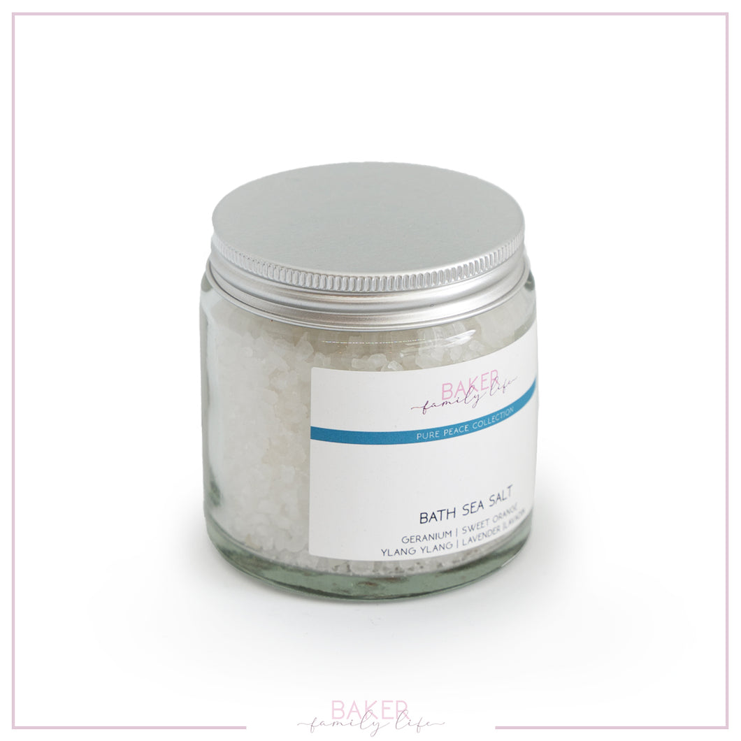 150g Dead Sea Salts - Geranium Sweet Orange Ylang Ylang Lavender